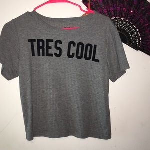 Tres cool crop top
