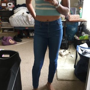 Bullhead super high rise skinny jeans