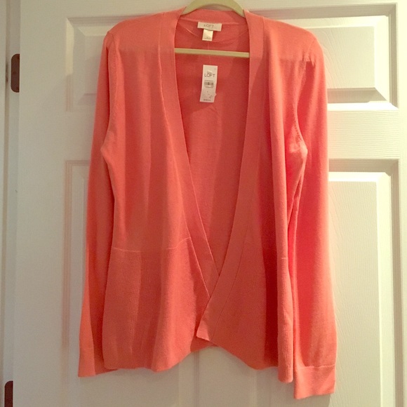 Coral cardigan from LOFT -  SZ L