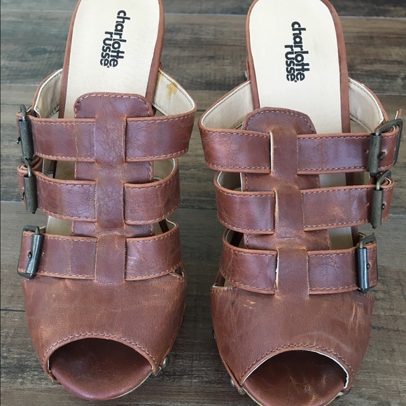 Cute brown heels
