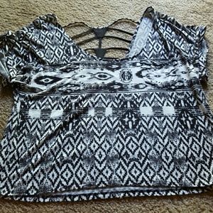 SOLD Full Tilt aztec looking fashion top
