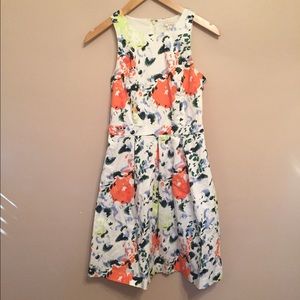 Gap Sara Dress in White Floral