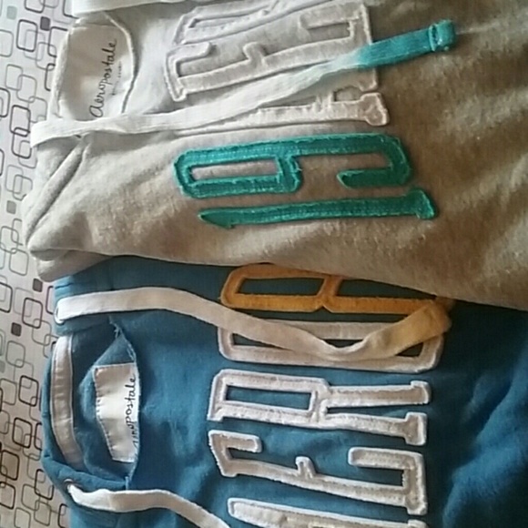 Bundle of 2 warm hooded Aeropostale sweaters