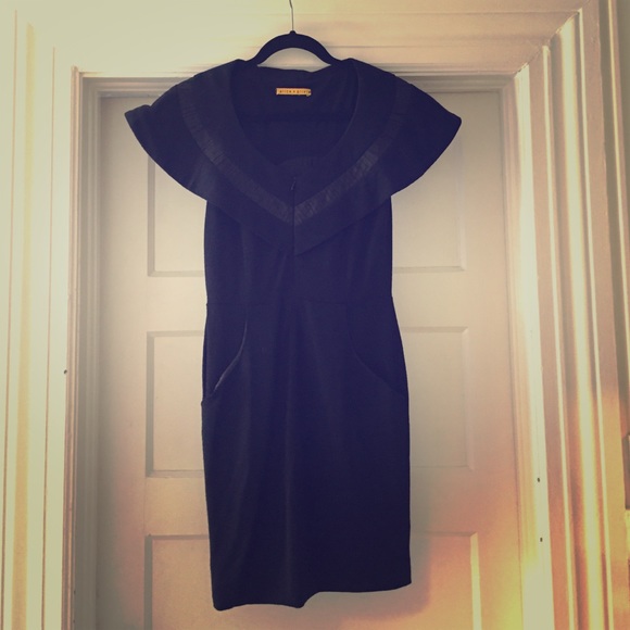 Alice and Olivia Black Dress