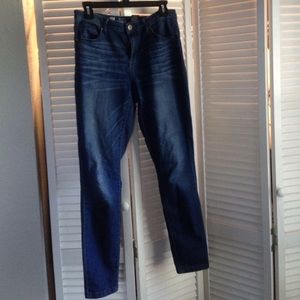 High waist ankle jeans