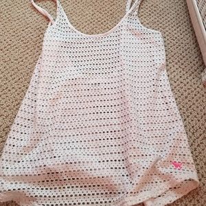 Victoria's Secret Pink white tank top