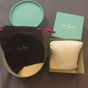 Kate Spade Jewelry Boxes and Dust Bag