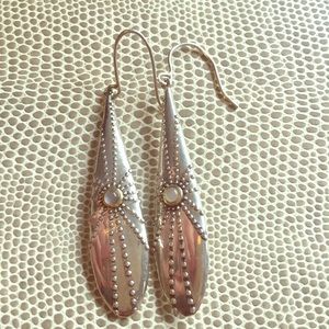 Elizabeth and James Silver Earrings.