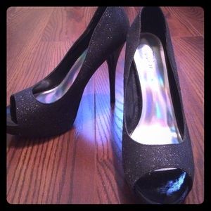 Peep Toe Stiletto Heels
