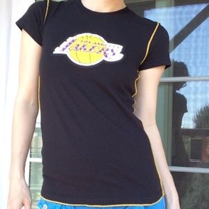 NBA Tops - Swarovski Crystal Lakers Basketball NBA Tops - Swarovski Crystal Lakers Basketball