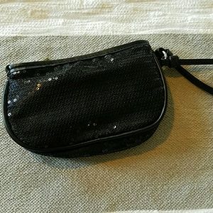 Sephora Bags - NWOT Sephora black wrislet clutch purse sequins Sephora Bags - NWOT Sephora black wrislet clutch purse sequins