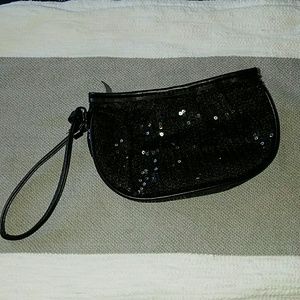 Sephora Bags - NWOT Sephora black wrislet clutch purse sequins Sephora Bags - NWOT Sephora black wrislet clutch purse sequins