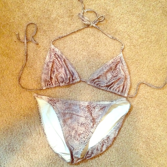 Old Navy Snakeskin Print Bikini 🎉4th Sale🎉