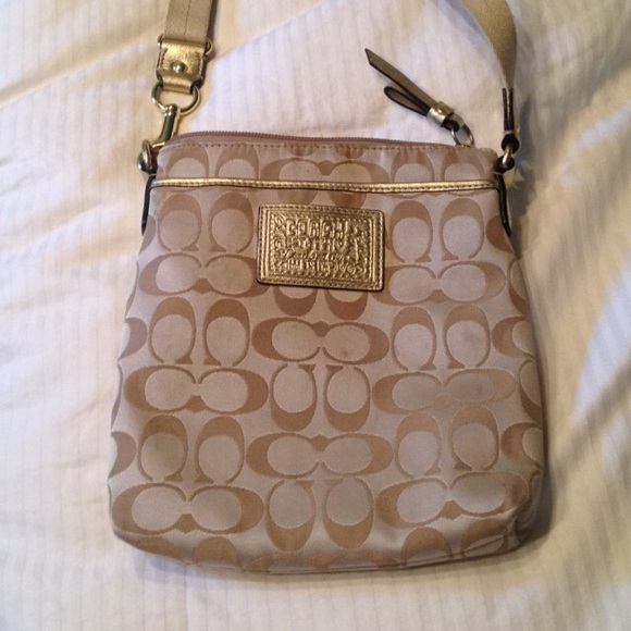 Gold Coach Satchel