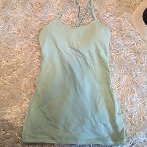 Cute mint green top.