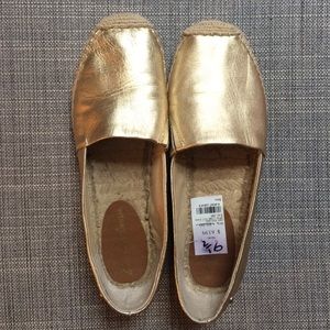 Sam Edelman Gold espadrilles size 9.5