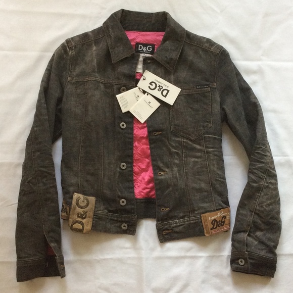D&G Denim Jacket w/ Vintage Patch Detail
