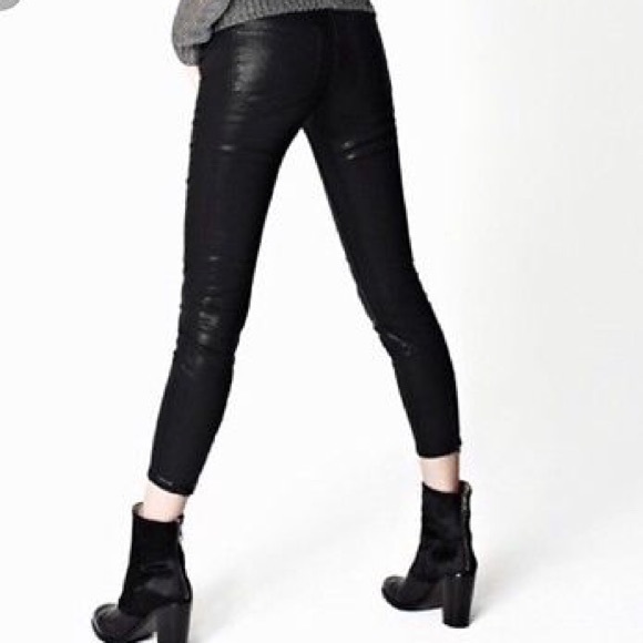 All Saints Brodie Low Rise Cropped Skinny - Petrel