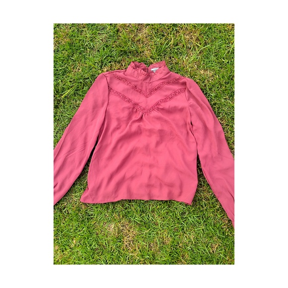 Burgundy Blouse
