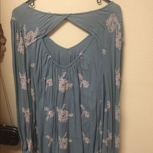Free people dress blue