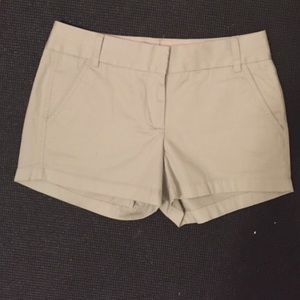 J. Crew khaki shorts!!