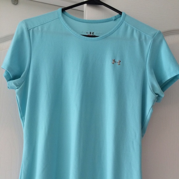 Under Armour heat gear shirt light blue - Picture 1 of 3