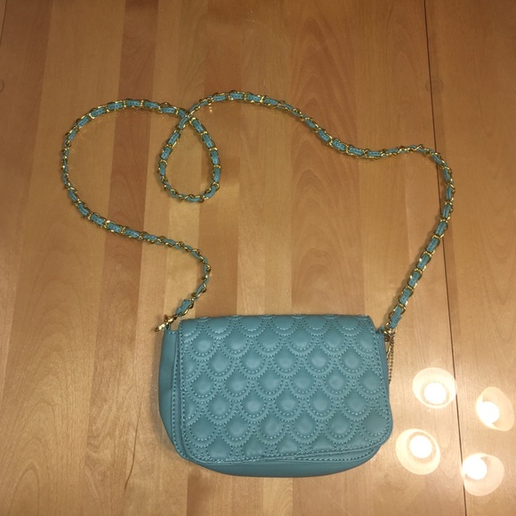 Big Buddha Crossbody Bag, Aqua