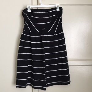 Strapless casual dress