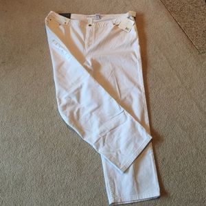 New Liz Claiborne White jeans size 22W (NWT )