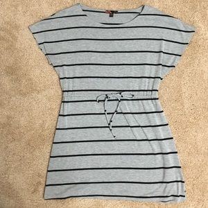 Black and Gray Striped Dress 👗