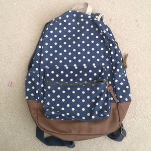 Polka dot backpack