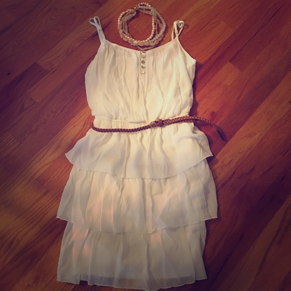 NWT white gauze dress