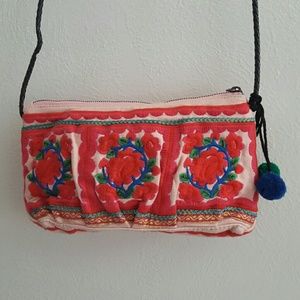 Target crossbody limited edition embroidered bag