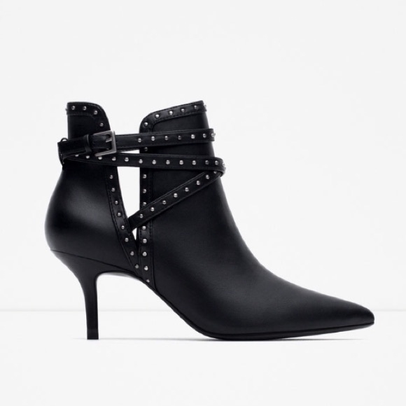 Zara Shoes - Zara High Heel Ankle Boots