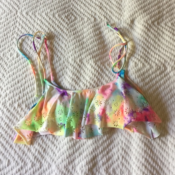 PINK flowy swim top