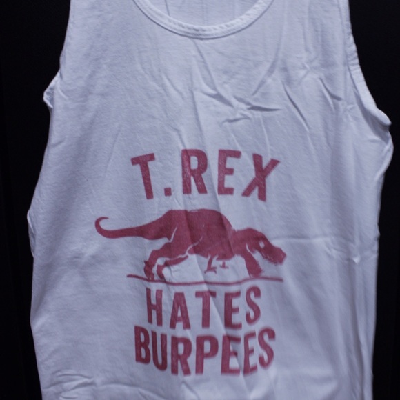T-Rex Hates Burpees Tank XS