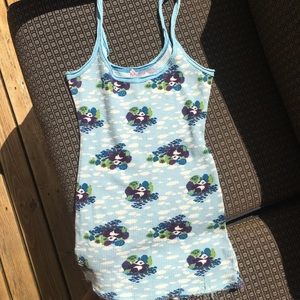 Free People waffle tank
