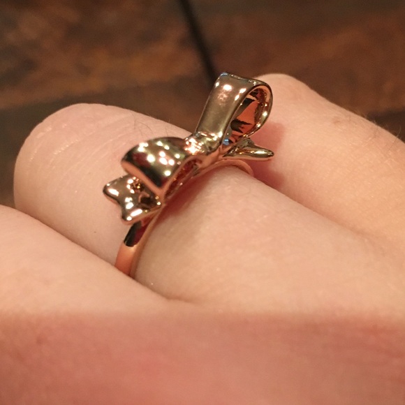 Kate Spade Rose Gold Bow Ring