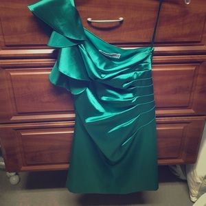 Green homecoming dress