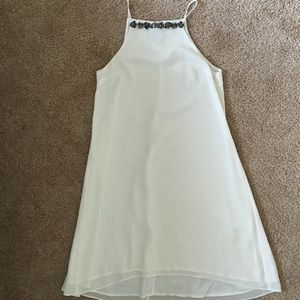 White Chiffon Dress