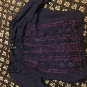 American Eagle Navy Tops