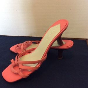 Coral sandals
