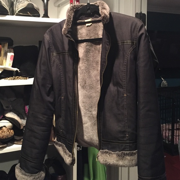 Buffalo Jean Jacket w super soft faux fur lining