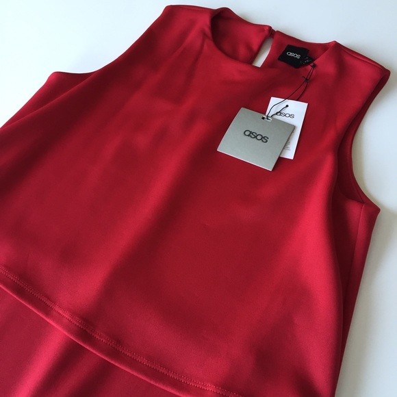 *NEW* ASOS Double Layer Crop Top Midi