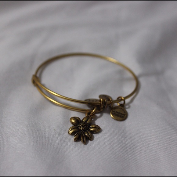 Alex & Ani Flower Bangle