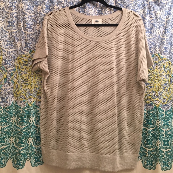 NWOT Grey summer sweater