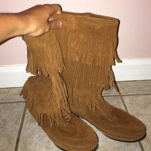 Fringe Minnetonka Boots