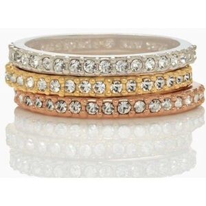 Kate Spade Multi Ring Set - Size 8