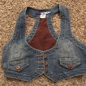 Bongo denim vest