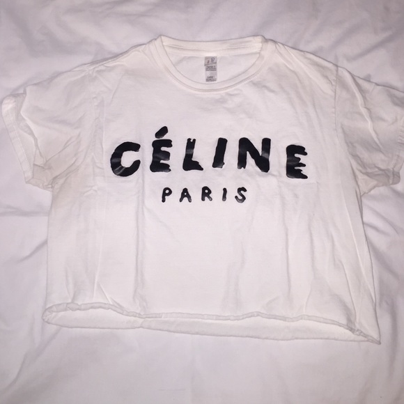 CÉLINE PARIS crop top